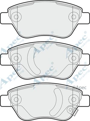 APEC BRAKING Jarrupala, levyjarru PAD1521